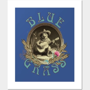 Blues Frog, bluegrass Posters and Art